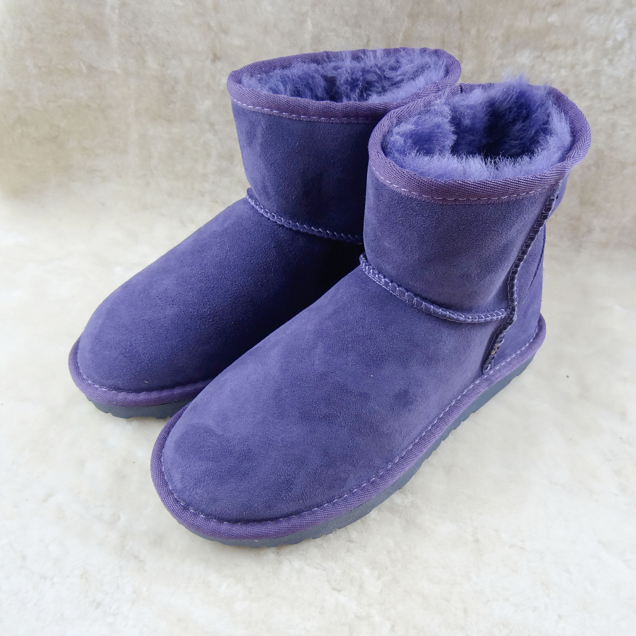 Wholesale Hot Selling Genuine Australian Double Face Sheepskin Woman Winter Snow Boots