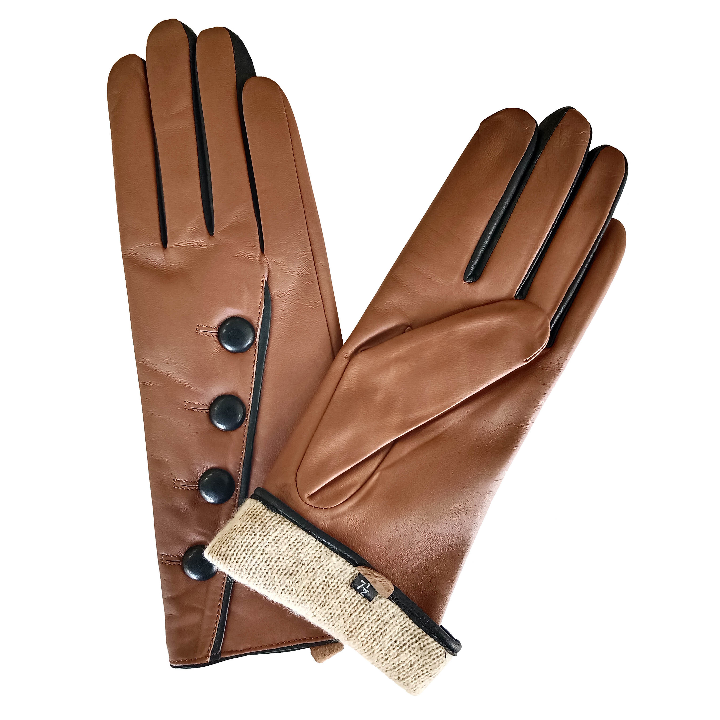 Women's fashion leather glove sheepskin leather new trend for daily life hand protection glove