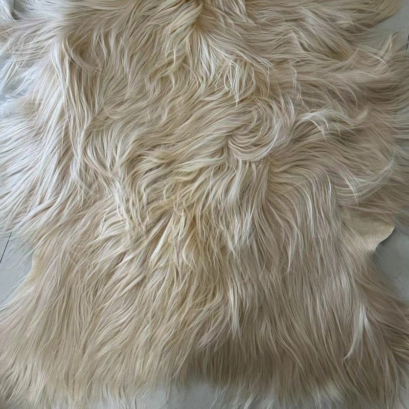 Whole sale factory price promotion Floor Real Sheepskin Carpet real fur rug long hair goat sheepskin rugs for home