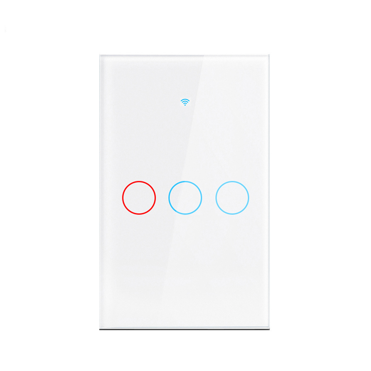 Smart WiFi Switch Wall Light Multi- Control Switch ,Touch Screen/WiFi Remote Control/Voice Control Switches 1/2/3gang