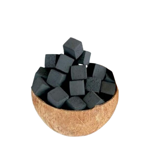 High Density Coconut Shell Charcoal Premium Cube Shape For Hookah Superior Quality Made in Indonesia code 1203