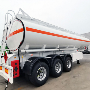 BERKLEY 60CBM  tri-axle petrol oil acid Liquid transportation Aluminium Alloy Tank Truck Trailer Fuel Oil Tank Semi Trailer for