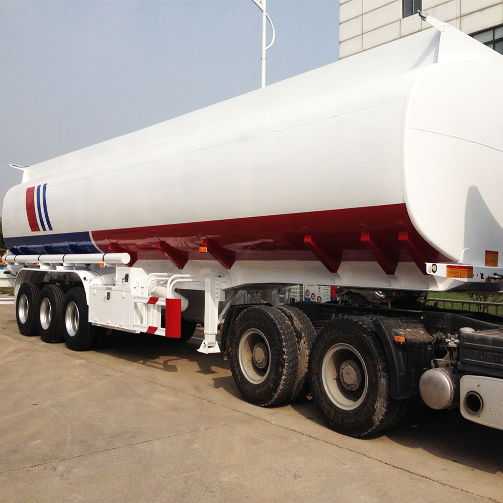 BERKLEY 60CBM  tri-axle petrol oil acid Liquid transportation Aluminium Alloy Tank Truck Trailer Fuel Oil Tank Semi Trailer for