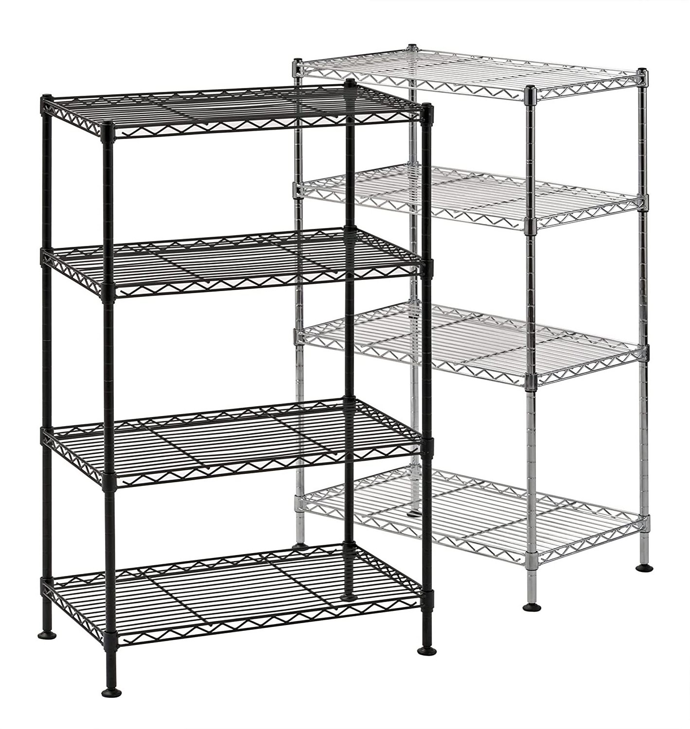 Wholesale Frame Powder Coating Wire Shelving Pantry Shelf Small Wire Rack Portable Wire Metal Shelving In Chrome