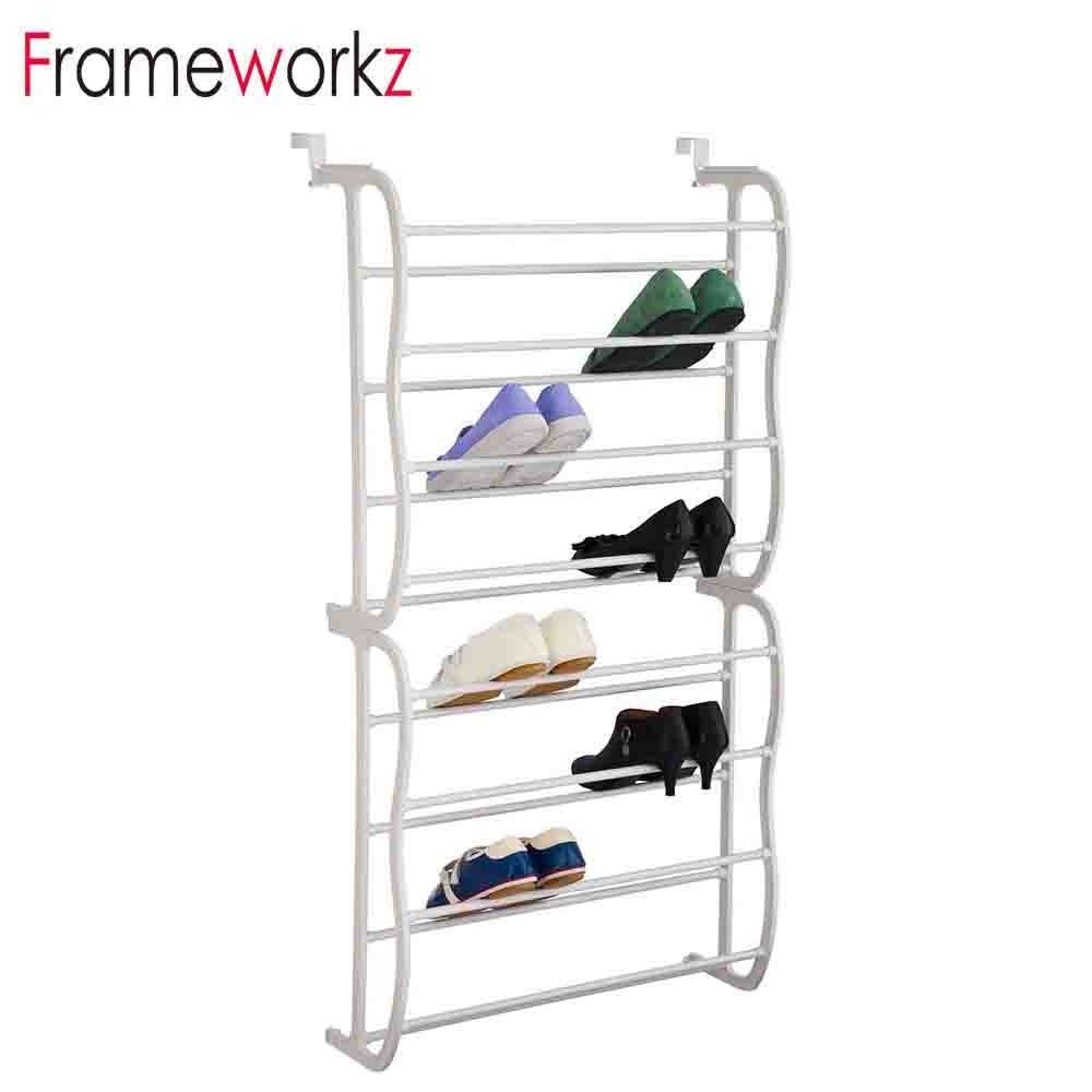 24 Pairs Metal Door Hanging Shoes Rack/Metal Door Hanging Shoe Rack/Metal Shoe Rack Designs