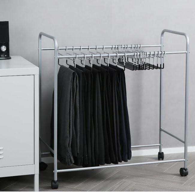 Cloth rack 20 hanger space saver Pant/Jeans/Trouser Rolling Trolley Closet Organizer