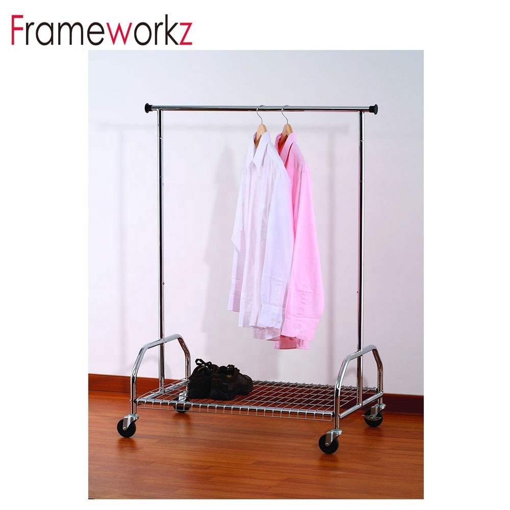 Modern Heavy Duty Metal Clothes Hanging Clothing stand Garment Display Rack Coat stand