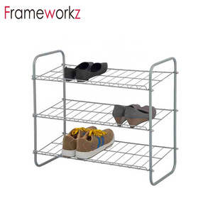 Hot selling metal small shoe racks locker room living room shoe racks for sale