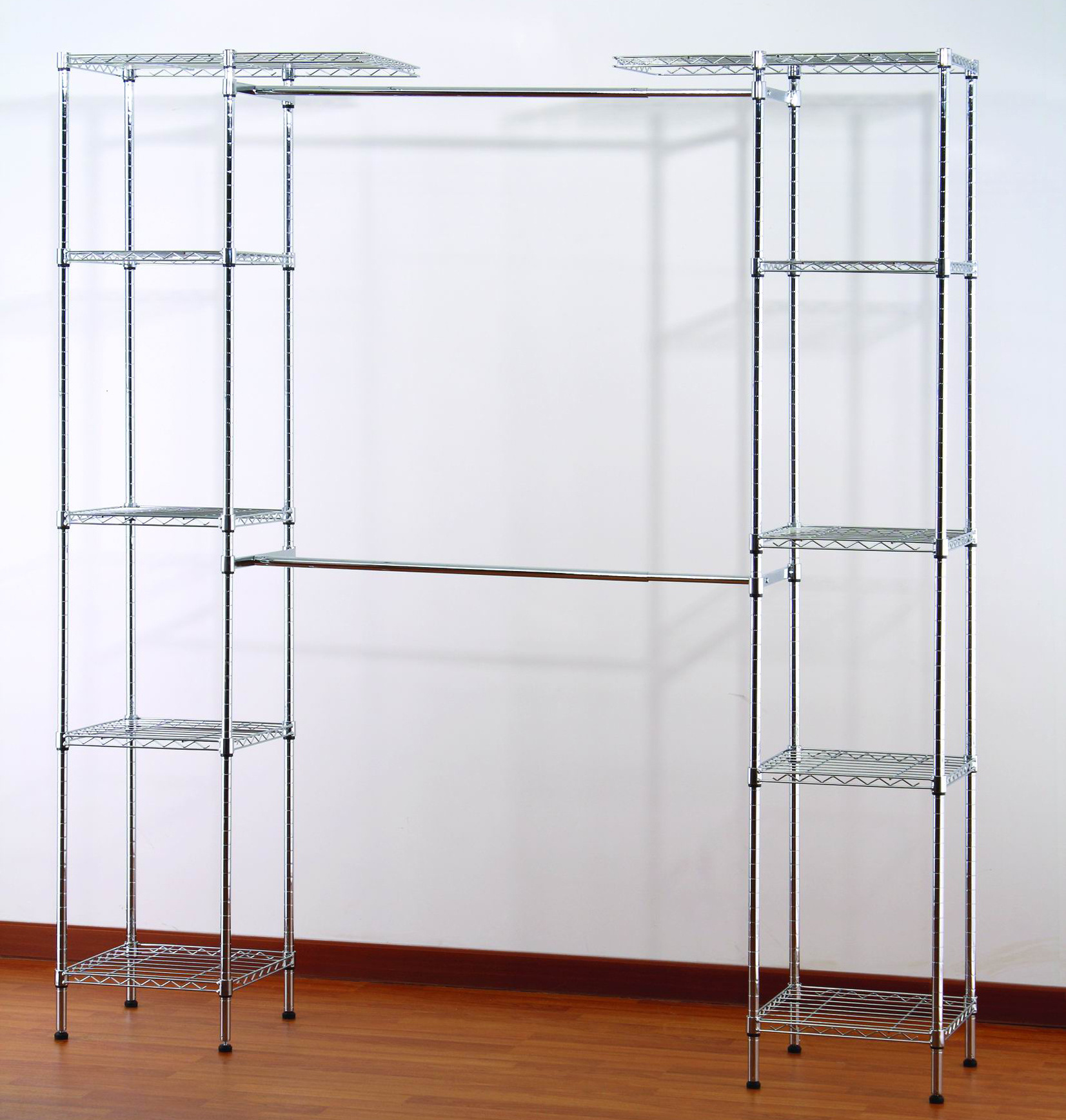 Expandable Metal Shelf Metal Closet Organizer Metal Rack Closet Organizer