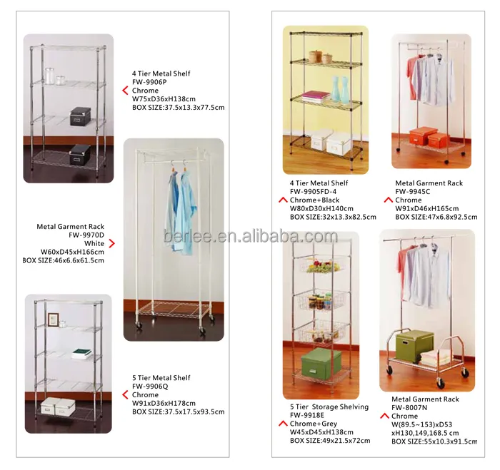 Clothing Store Heavy Duty Standing Display Rack Double Pole Clothes Rack