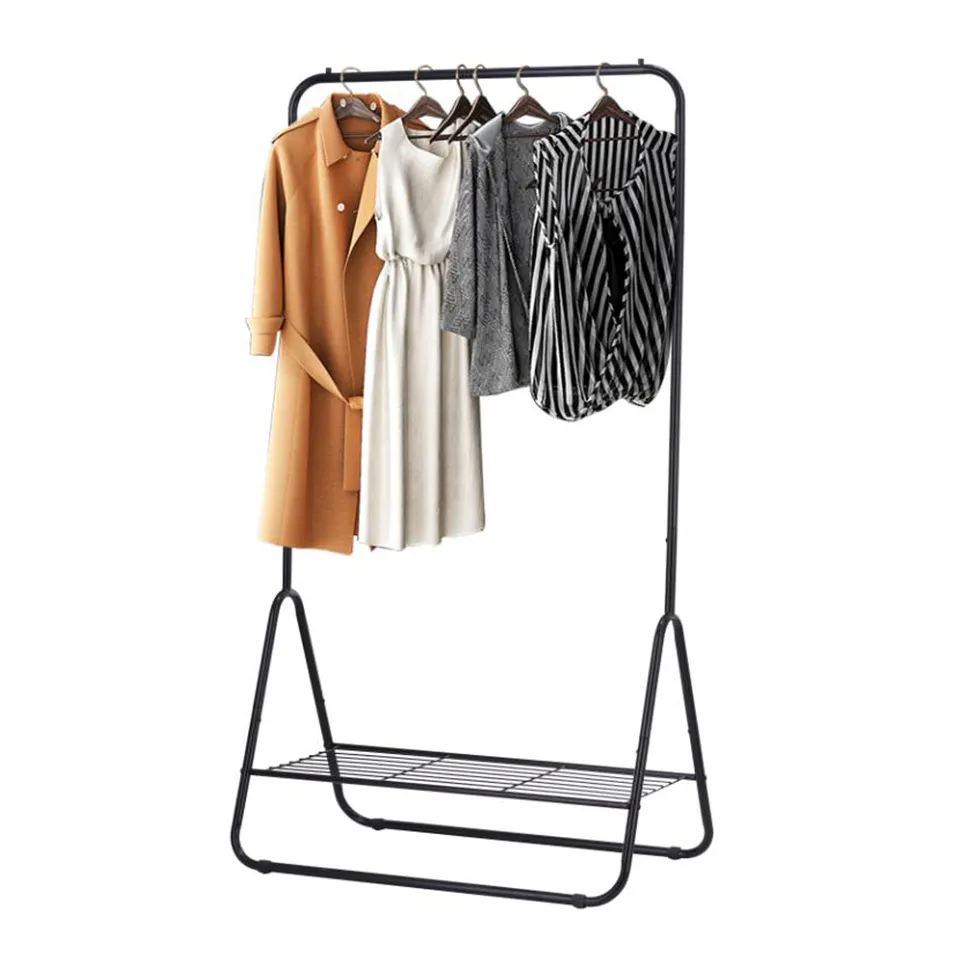 Simple Design Metal Clothing Organization Storage Pretty And Stand Garment Racks Pipe Display Rack For Clothes