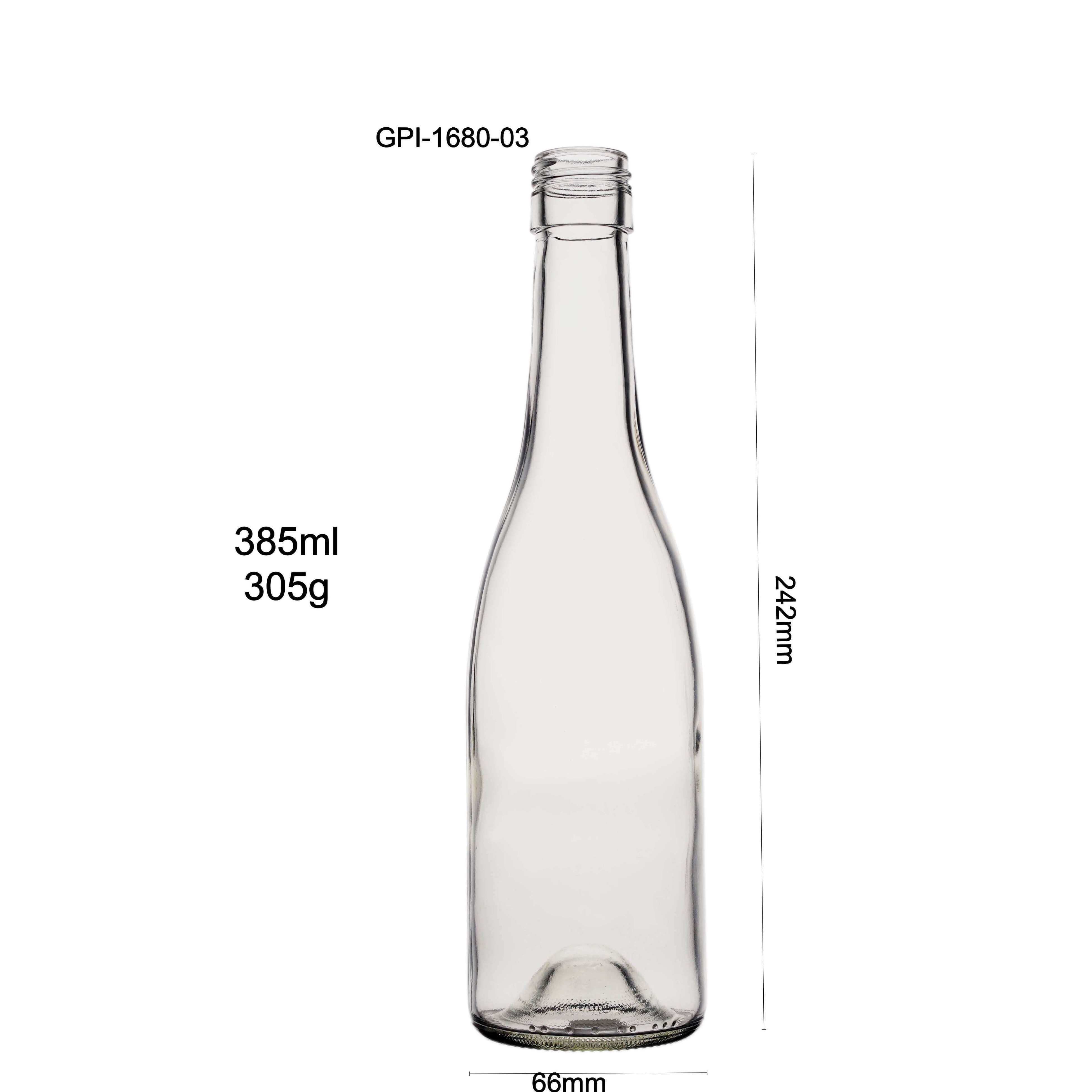 Berlin Packaging Tall 12oz Liquor Burgundy Champaign Bottle 375ml Price Wholesale Drinking White Swing Top Glass Water Bottle