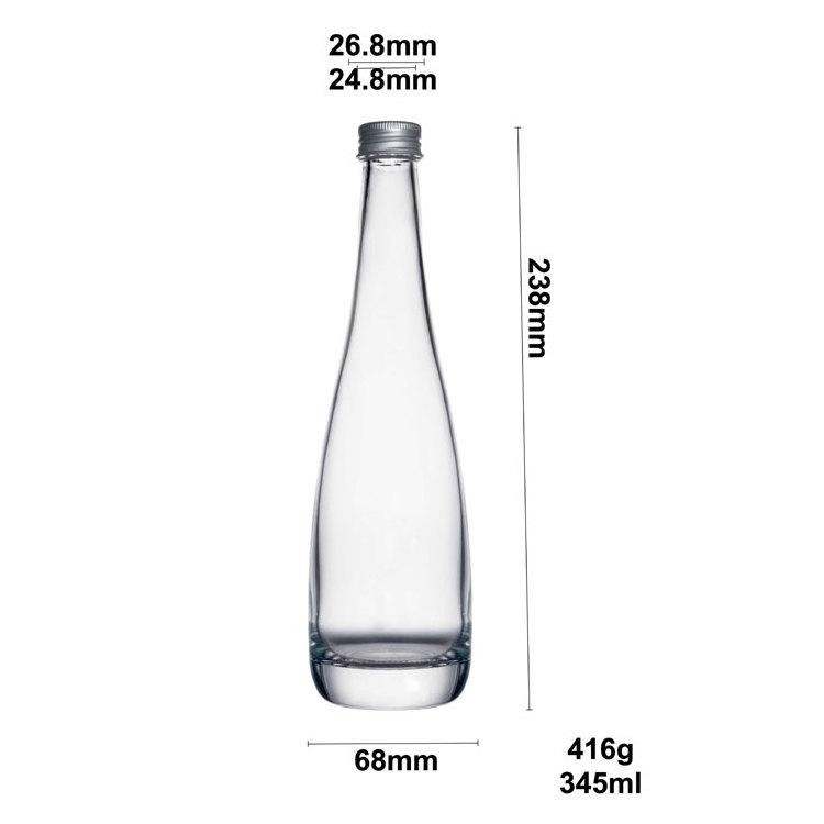 Berlin Packaging High Quality 325ml Fruit Ice Wine Bottle Quality Custom Empty Mini Sealed Energy Drink Tequila Glass Bottle