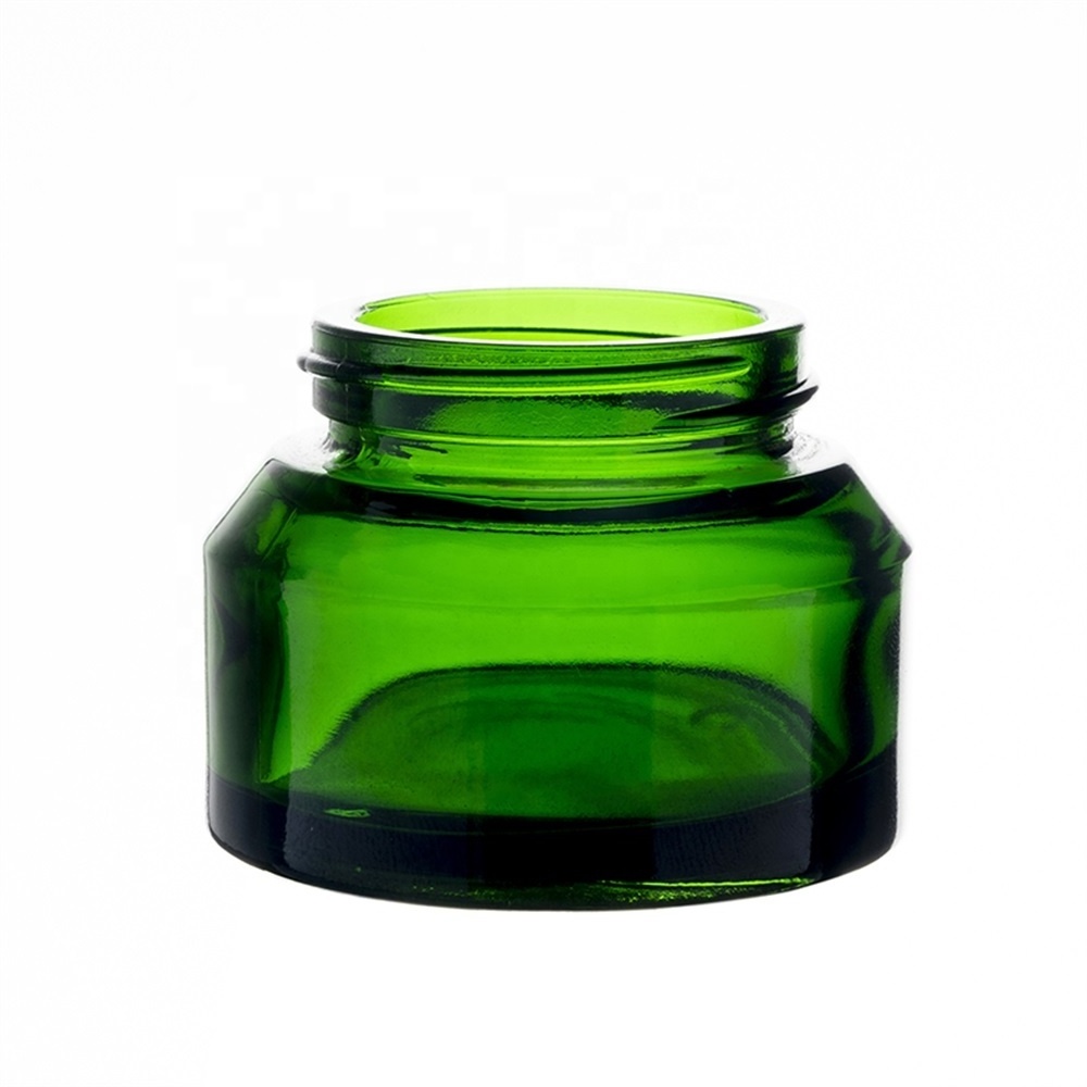 Berlin Packaging Small Clear Amber Green Round Cosmetic Canning Jar Custom Made 20ml Cream Jar Glass