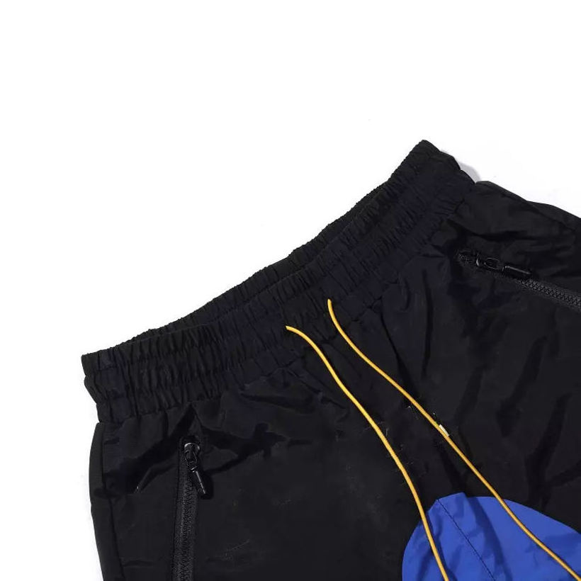 Custom Nylon Shorts Reflective Drawstring Street wear Men's Fashion Shorts