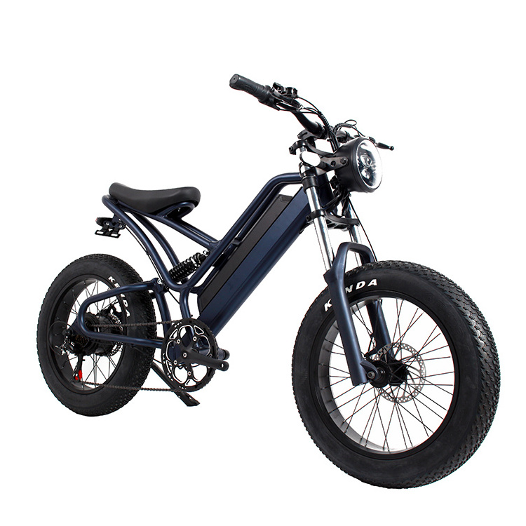 Fat Tire Motorcycles 500W Electric Bicycle 48V Battery Ebike 20 Inch Electric City Bike Electric Bike For Adults