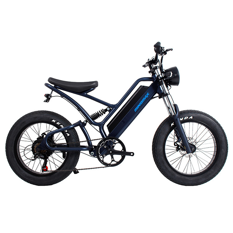 Fat Tire Motorcycles 500W Electric Bicycle 48V Battery Ebike 20 Inch Electric City Bike Electric Bike For Adults