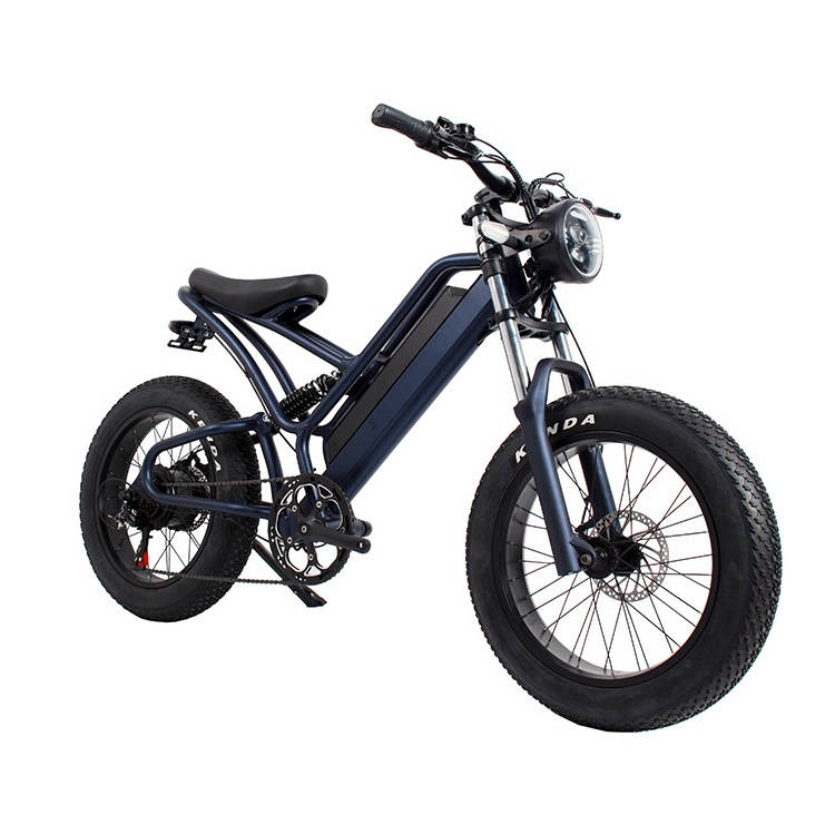 Fat Tire Motorcycles 500W Electric Bicycle 48V Battery Ebike 20 Inch Electric City Bike Electric Bike For Adults