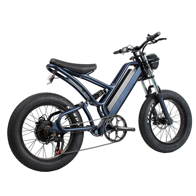 Fat Tire Motorcycles 500W Electric Bicycle 48V Battery Ebike 20 Inch Electric City Bike Electric Bike For Adults