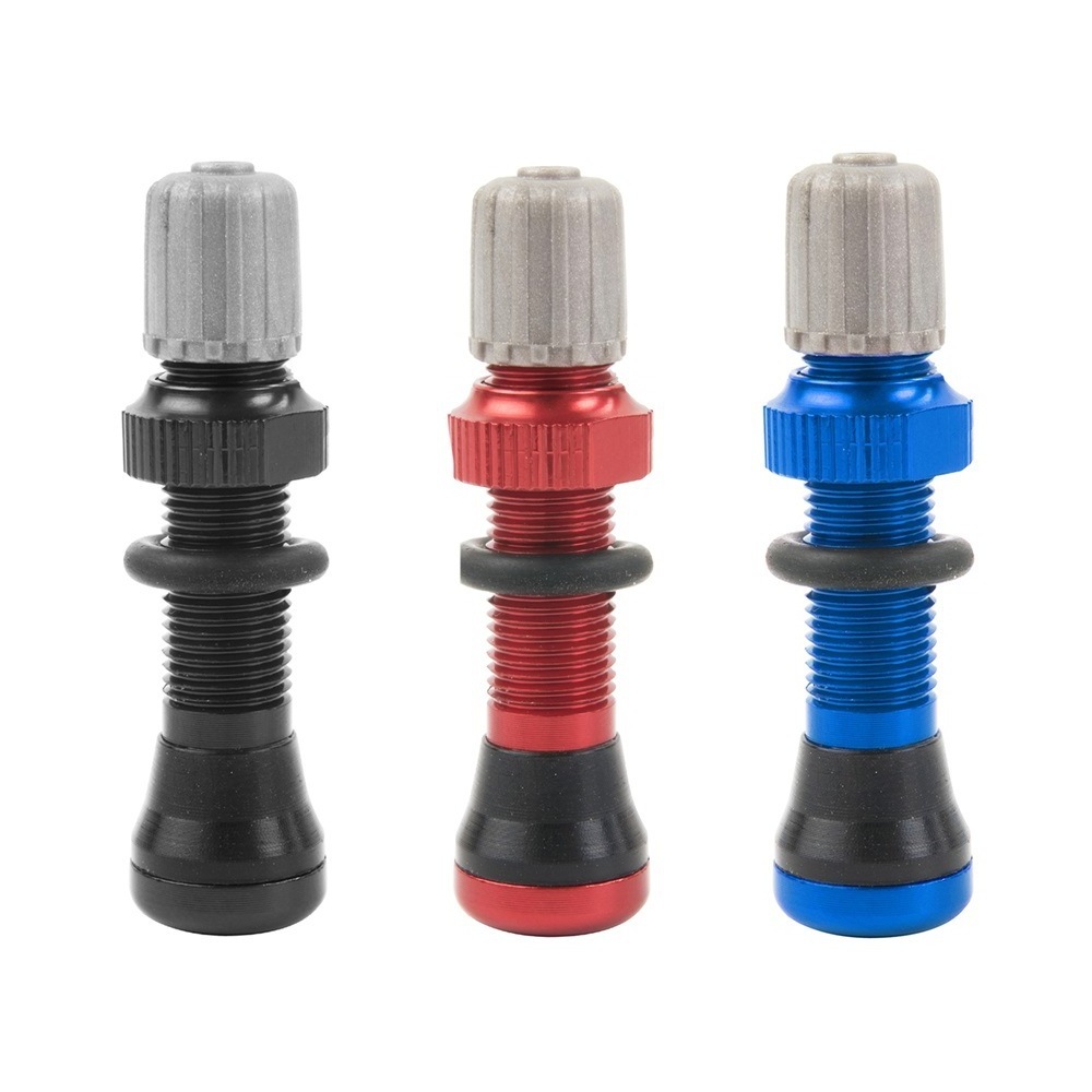 40mm  Alloy Stem Bike Schrader Tubeless Tire Valve 50mm Bicycle Rim Wheel Tyre A/V Valve Core