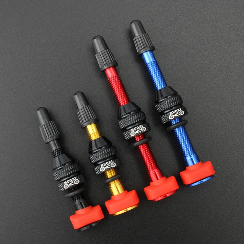 Universal 40mm 60mm Aluminum Alloy Stem Presta Valve Colorful Road MTB Bike FV Tubeless Valve