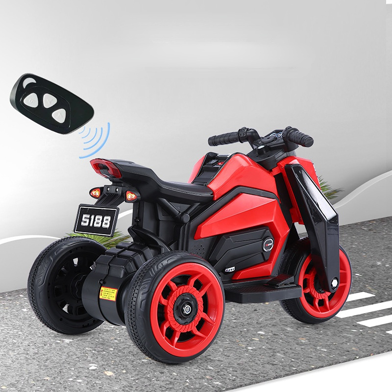 Electric Car for Children Sit Can Ride Motorcycle Electric Tricycle Walking Baby Artifact Kids Bike Scooter Children's 3 Wheels