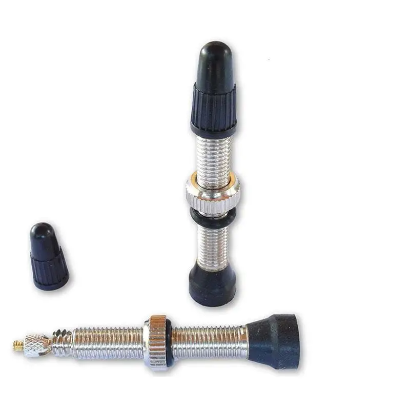 40mm Removable Fine Copper Bicycle Extended Air Nozzle Tubeless Tire Valve Extender Mountain Bike Tubeless Presta Valve Extender