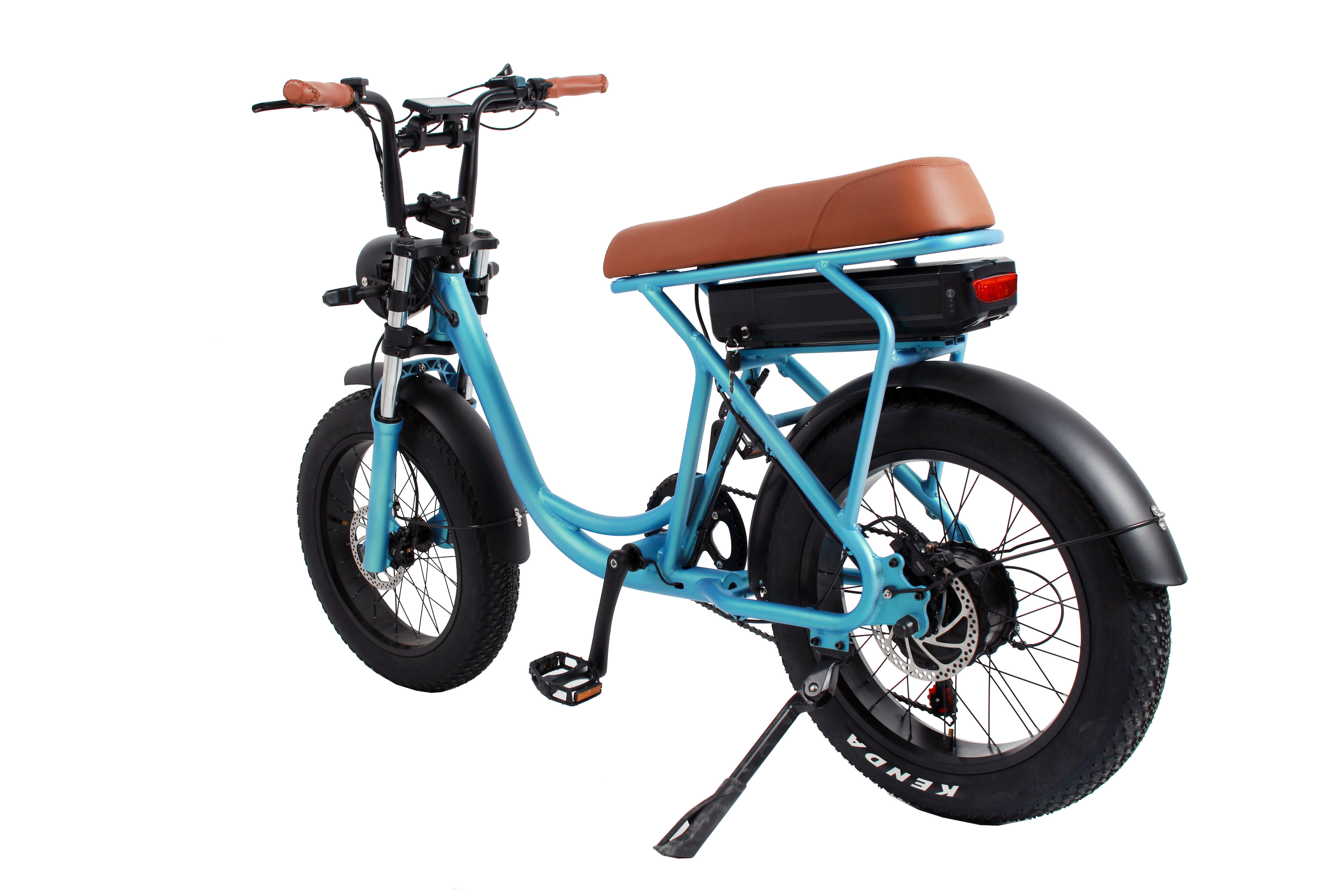 Vintage Fat Electric Bike 48V500W Electric City Bike 20inch * 4.0 Fat Tire Beach Cruiser Electric Bike