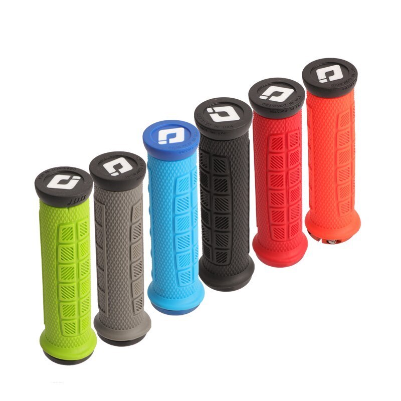 Mountain Bike Handlebar Grips ODI Non Slip Lock on MTB Bicycle Handle Grip Soft Shockproof For BMX Foldable Bicycle