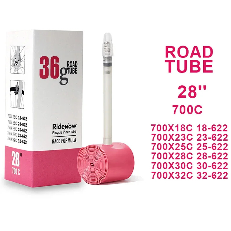 RideNow 36g 24g TPU Tube 700x18-32c Road Bike Tire 45mm/65mm/85mm 700C Super Light Inner Tube