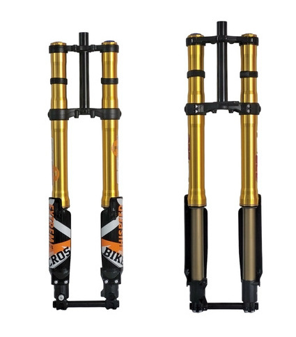 Fastace ALX13RC 2.0 Electric Bike Inverted Forks 38-60/38/50/60LBS DH Gold Fork Hydraulic Suspension Forks For SURRON