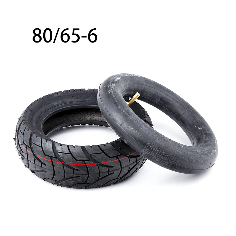 10x3 Inch Off-Road Inner Outer 255X80 Tire 80/65-6 For Speedual Grace 10 Zero 10X Kugoo M4 Pro Electric Scooter Tire