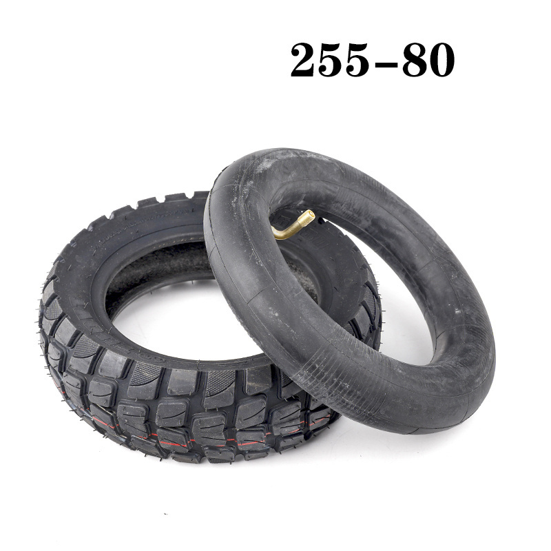 10x3 Inch Off-Road Inner Outer 255X80 Tire 80/65-6 For Speedual Grace 10 Zero 10X Kugoo M4 Pro Electric Scooter Tire