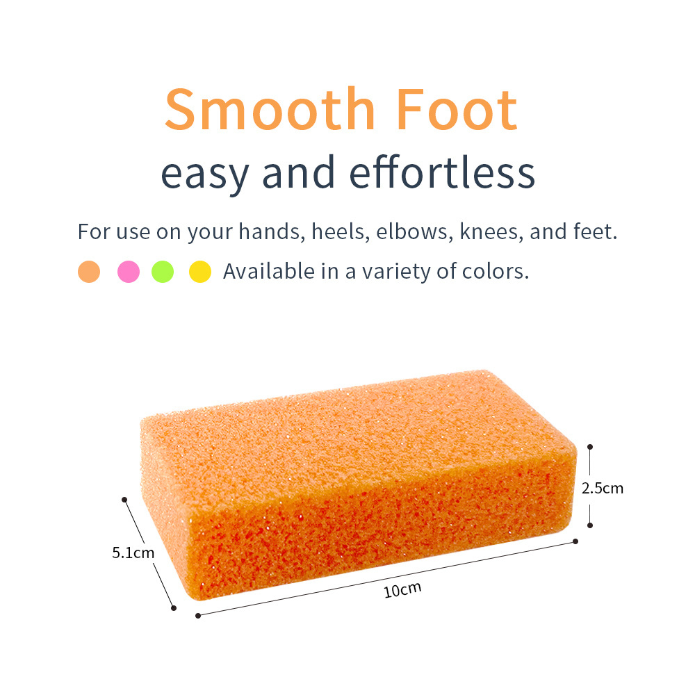 Wholesale high quality PU foam pumice sponge foot scrubber foot scrub foot care pumice sponge