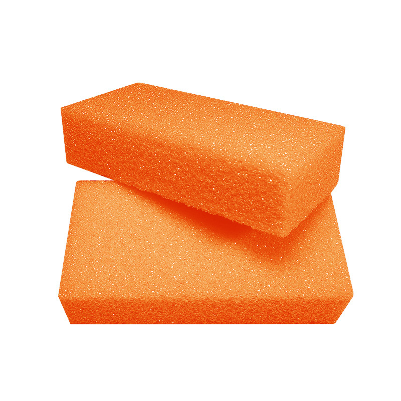 foot dead skin remover shaver 400Pcs/Inner Case Orange Foam Foot Stone Mini Pumice Bar For Cleaning