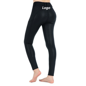 OEM Customized Man And Women Riding Leggings Waterproof Mountain Horse Mid/High Waisted Equestrian Horse Breeches