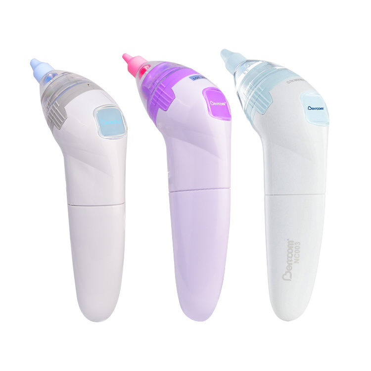 Safe Electric Baby Vacuum Nasal Aspirator Nose Cleaner with 3 Suction Power Levels