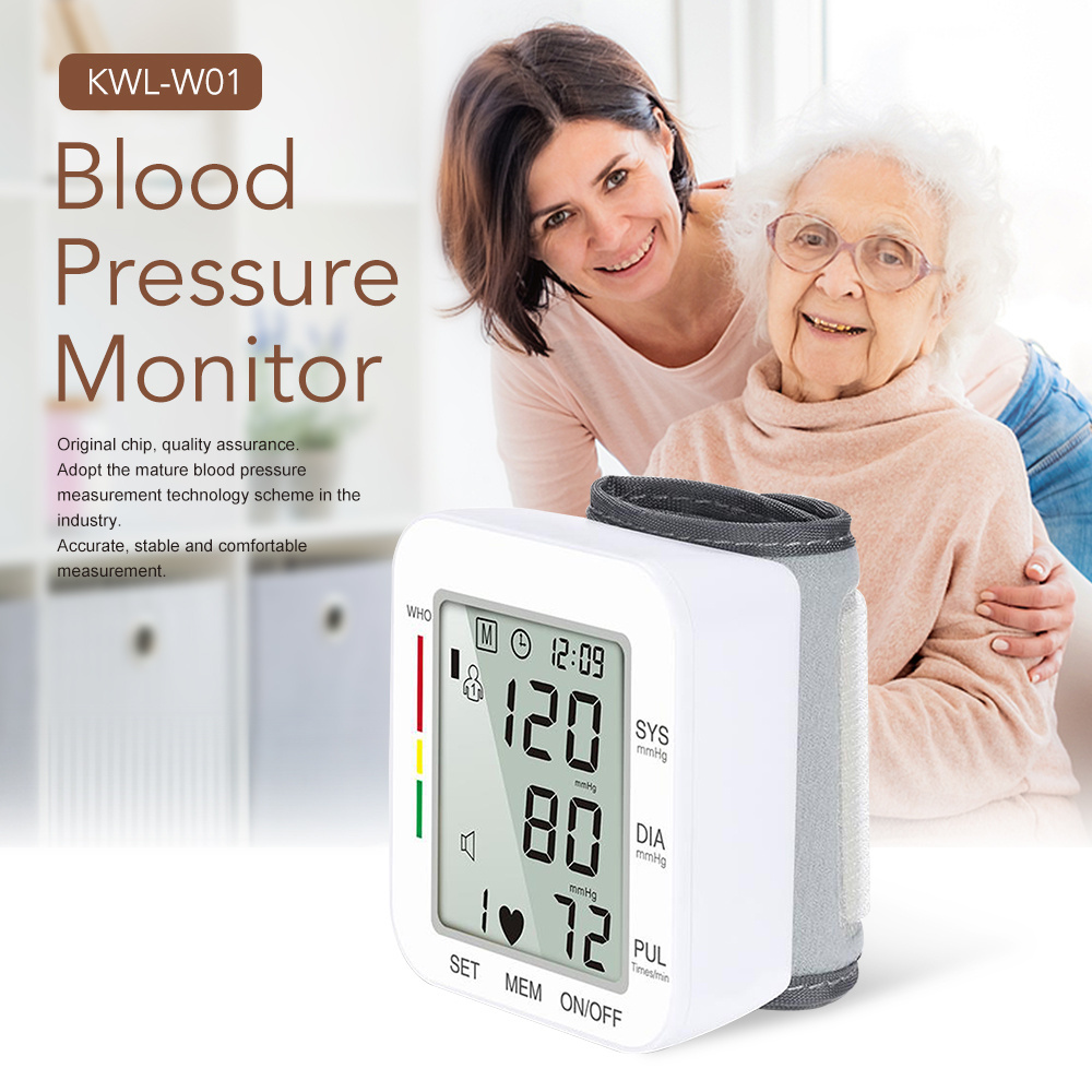 High quality tensiometre sphygmomanometer wrist blood pressure monitor digital for home use large cuff