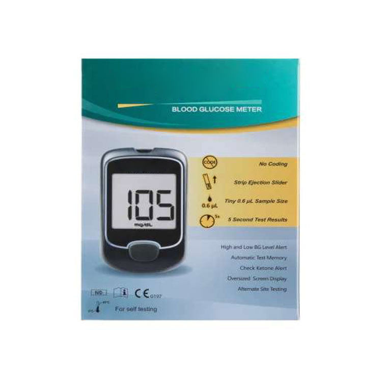 High quality Large screen 3 in 1 digital medical non invasive diabetic blood glucose sugar monitor meter