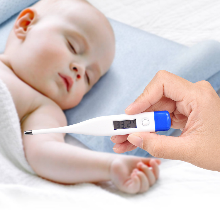 Hard straight pen care waterproof household temperature lcd medical cheap child digital thermometer