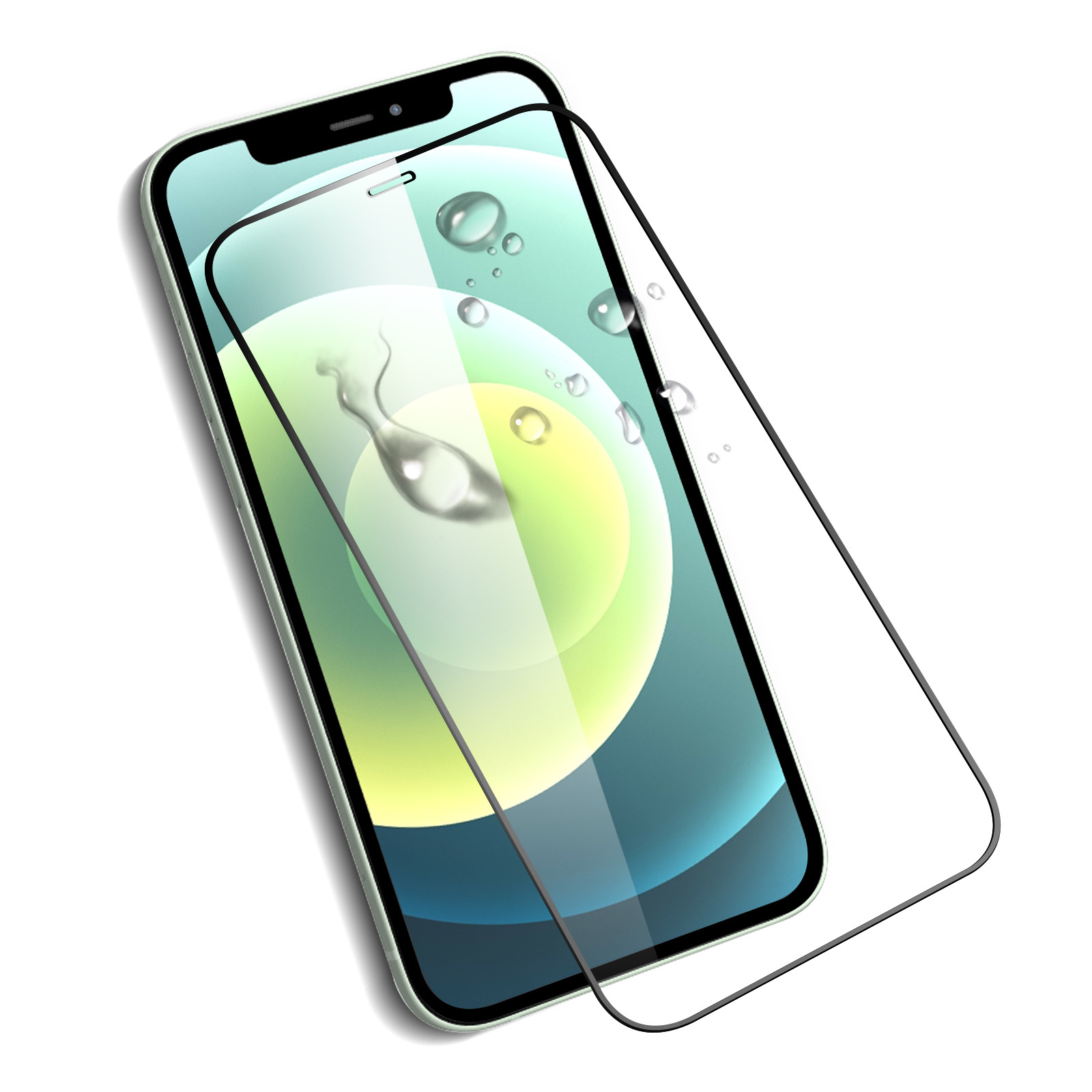 Case-Friendly Tempered Glass Haptic Touch Accurate Designed for iPhone 12/iPhone 12 Pro 6.1