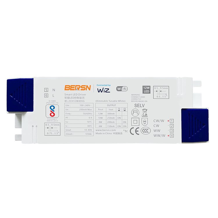 12W 350mA 28-36V RGBTW 24V Constant Current 5 channels Smart LED Driver for led down light spot light panel