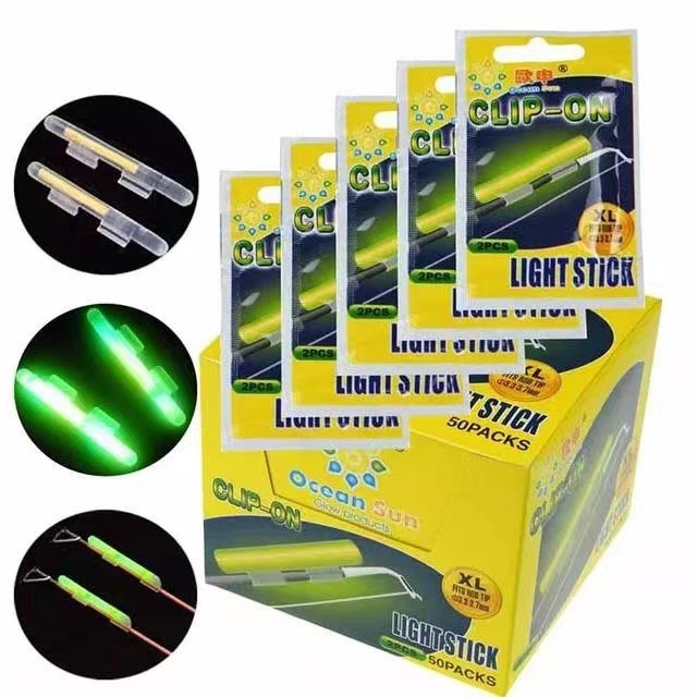 Small Size Fishing Float Luminous Fluorescent Lightstick chemical Light Night Rod Dark Glow Stick Carp Fishing Lights Tackle