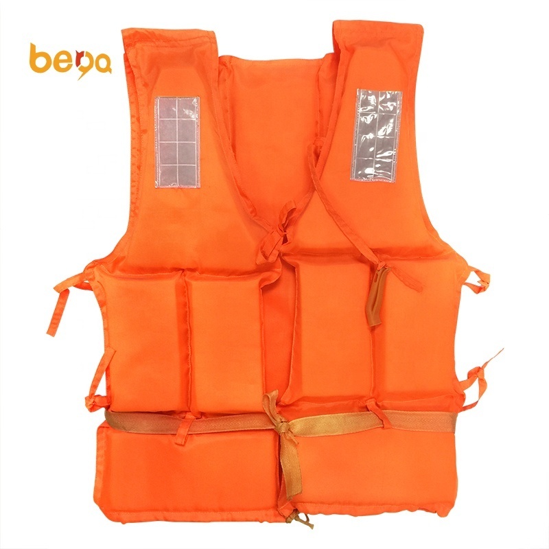 Orange Adult Foam Flotation Swimming Life Jacket Vest Marine Portable Life Jacket Vest With Zipper