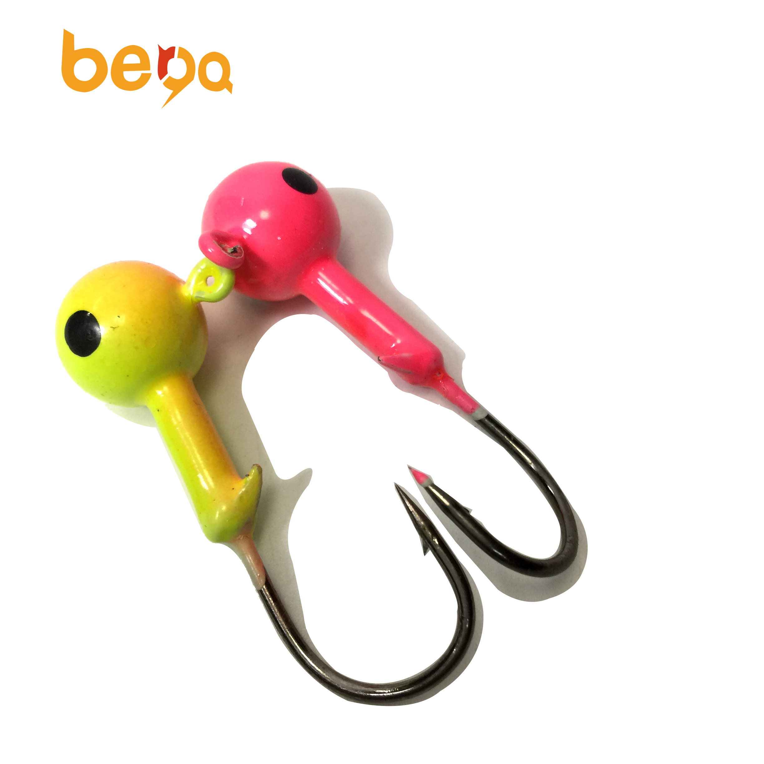 8005 Colour fishing gear jig hooks round swing jig head for bass Metal fishing Jigs Lead Head Hooks 5 7 10g For Soft Lures Baits