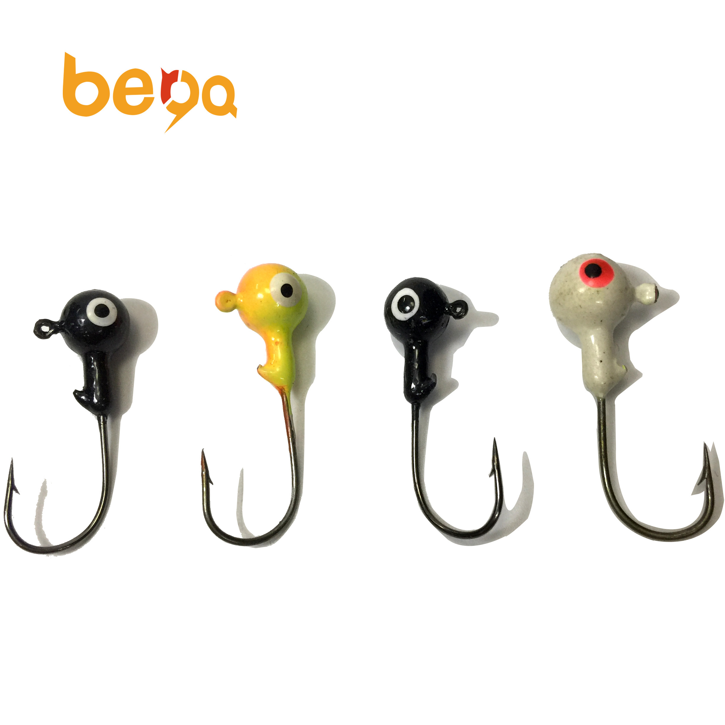 8005 Colour fishing gear jig hooks round swing jig head for bass Metal fishing Jigs Lead Head Hooks 5 7 10g For Soft Lures Baits