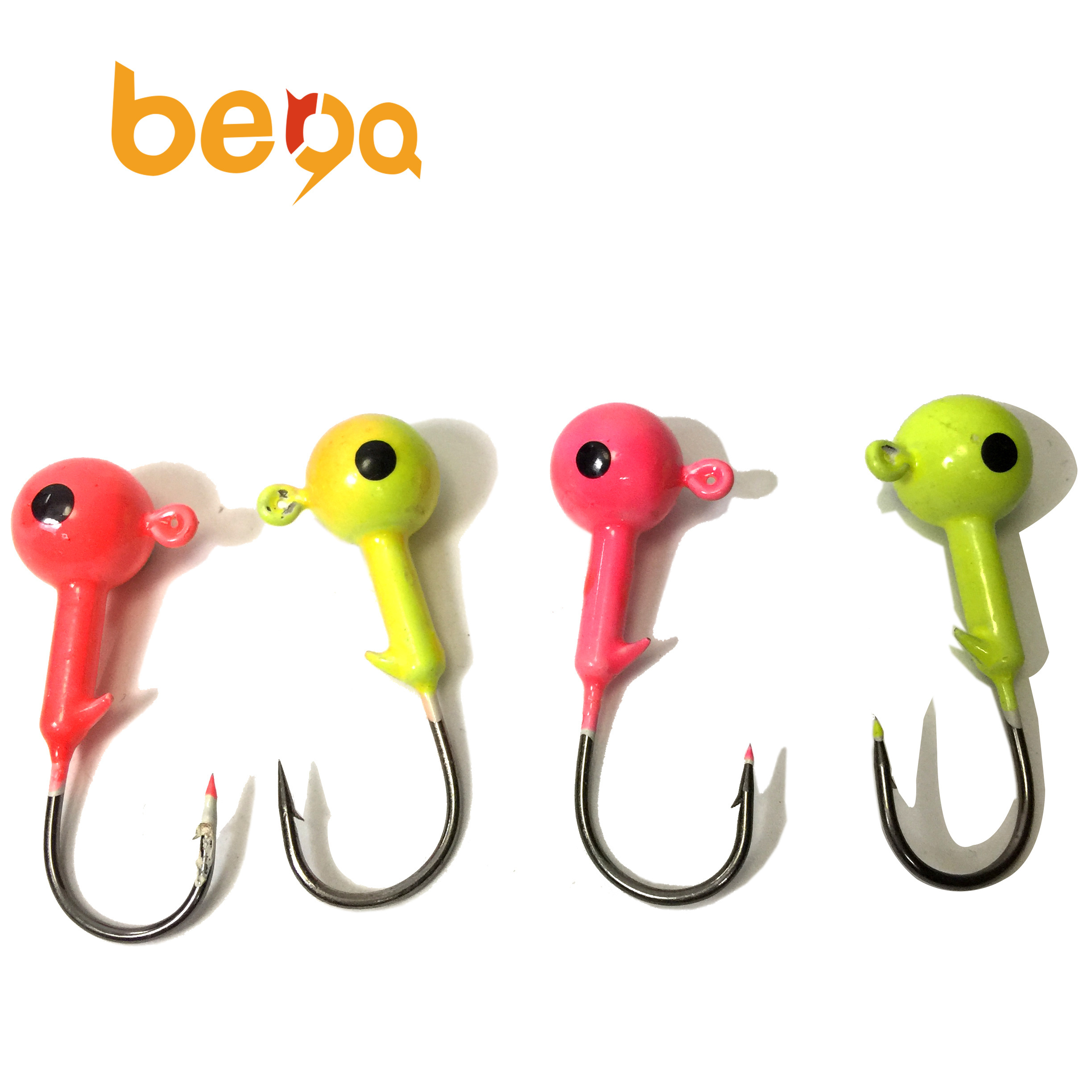 8005 Colour fishing gear jig hooks round swing jig head for bass Metal fishing Jigs Lead Head Hooks 5 7 10g For Soft Lures Baits