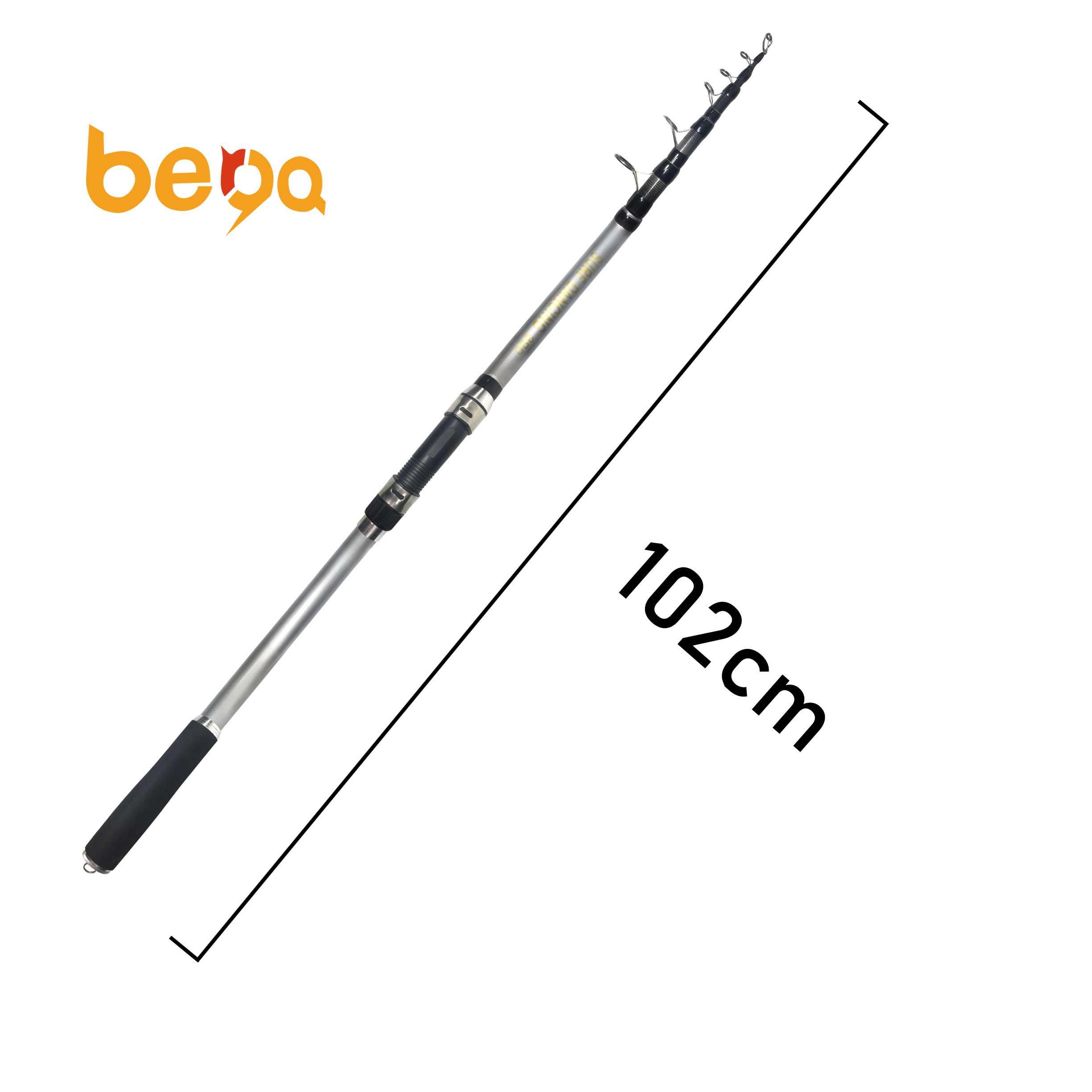 2.7m-4.5m telescopic 100-300g  surf casting fishing rod Carbon Super Hard casting sea boat fishing rod