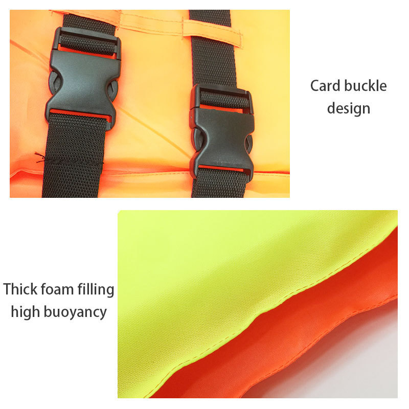 Hot Quality Lifesaving Vest Floating Device Adult Life Jacket Water Rescue Vest for Sale