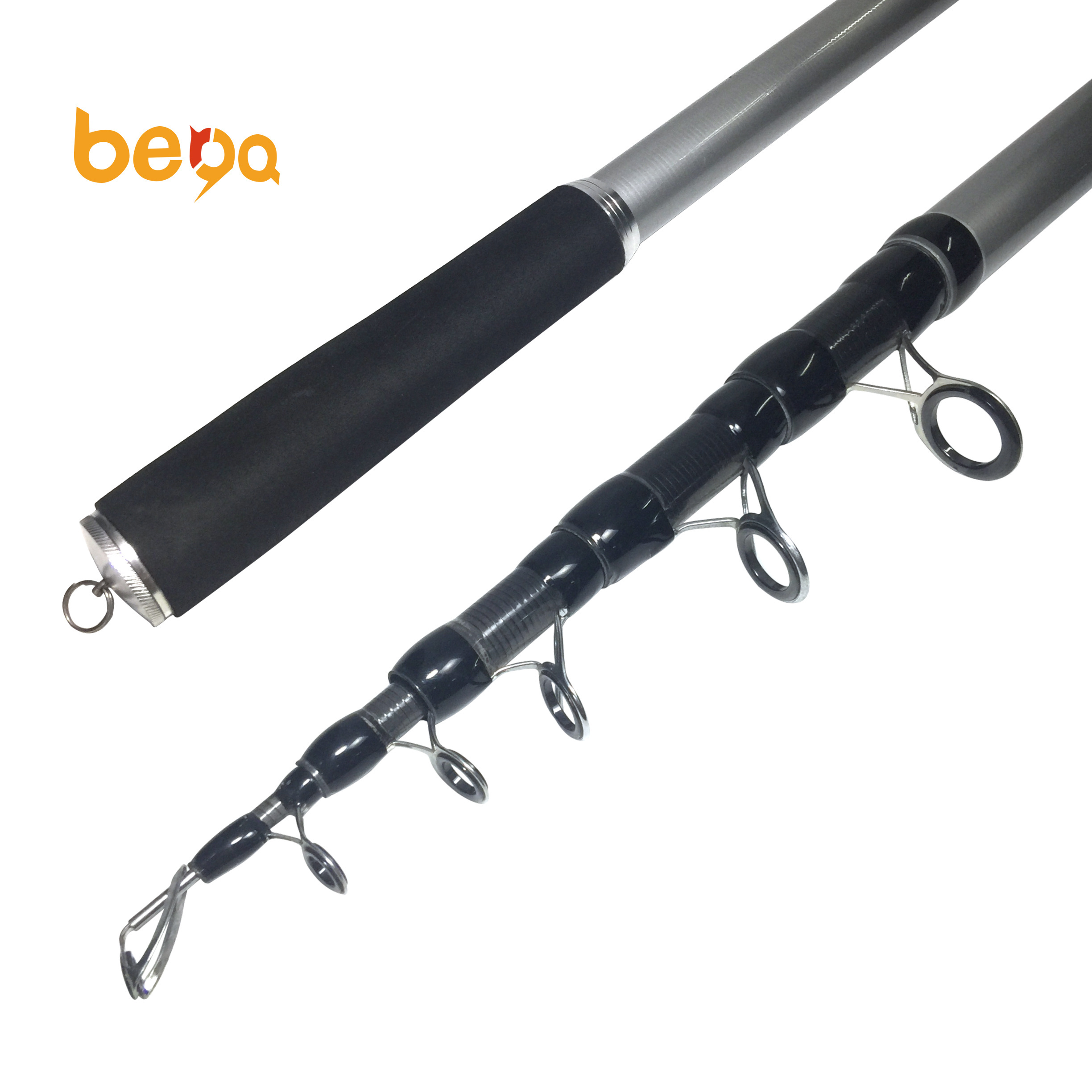 2.7m-4.5m telescopic 100-300g  surf casting fishing rod Carbon Super Hard casting sea boat fishing rod